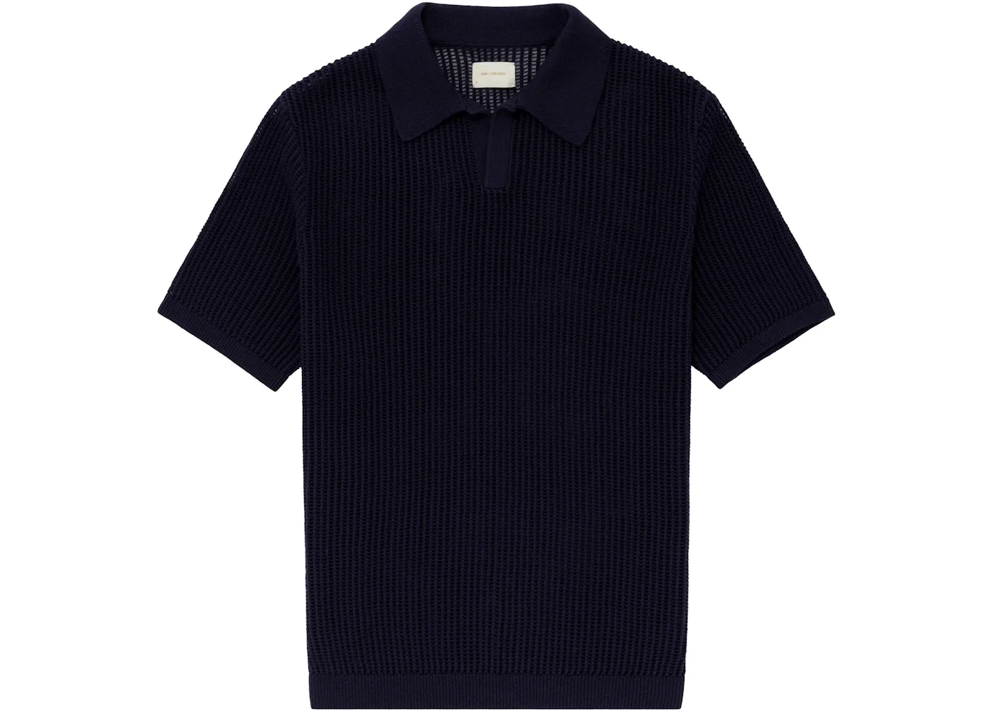 Aime Leon Dore Mesh Knit Polo (SS23) Navy - 1