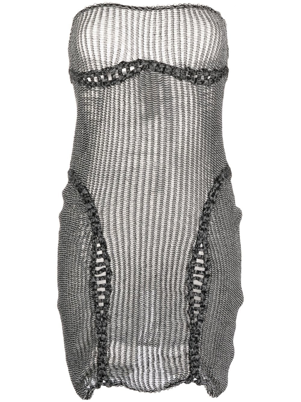 crochet knit dress - 1