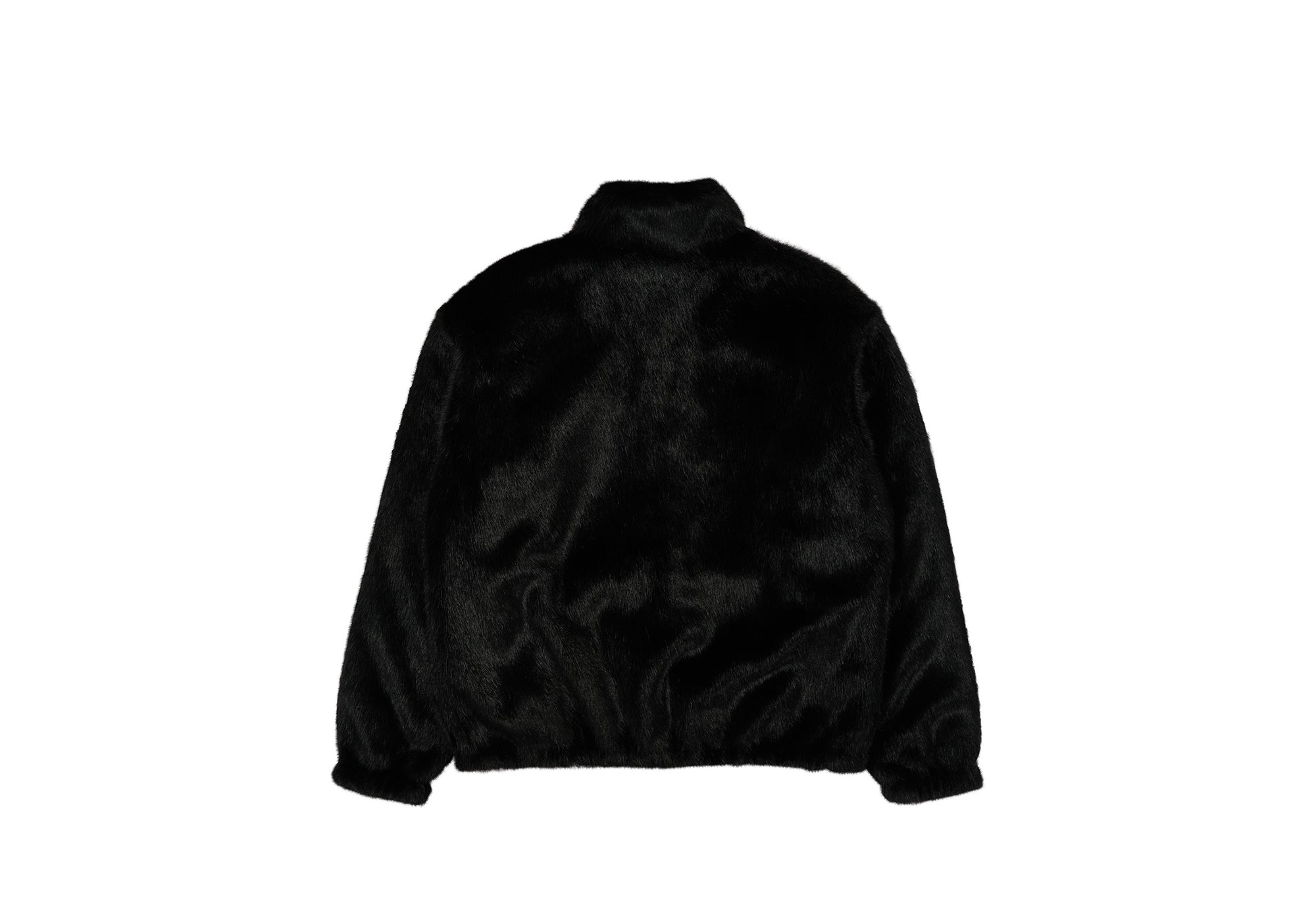 FAUX FUR JACKET BLACK - 3