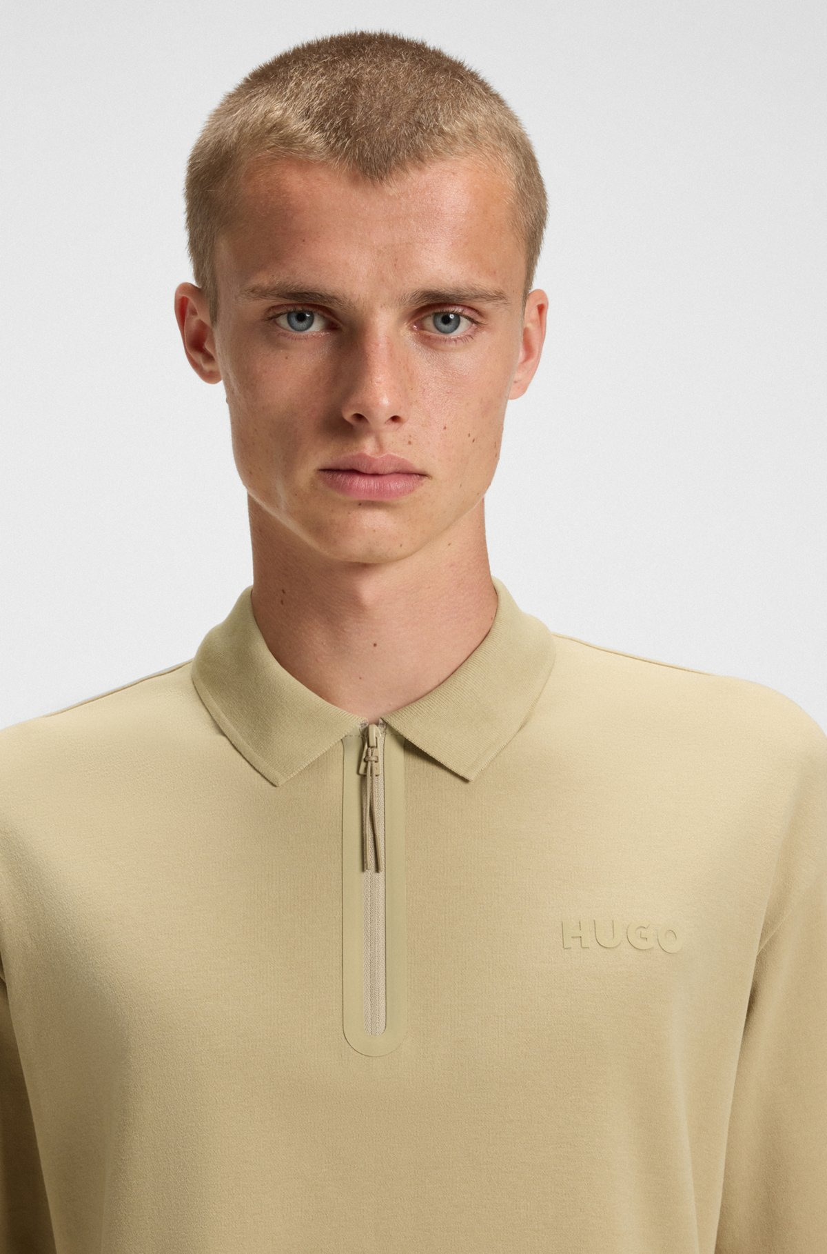 POLO SHIRT WITH ZIP PLACKET - 3