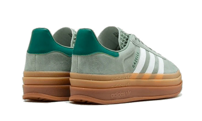 (WMNS) adidas Gazelle Bold 'Silver Green Gum' ID6998 - 3