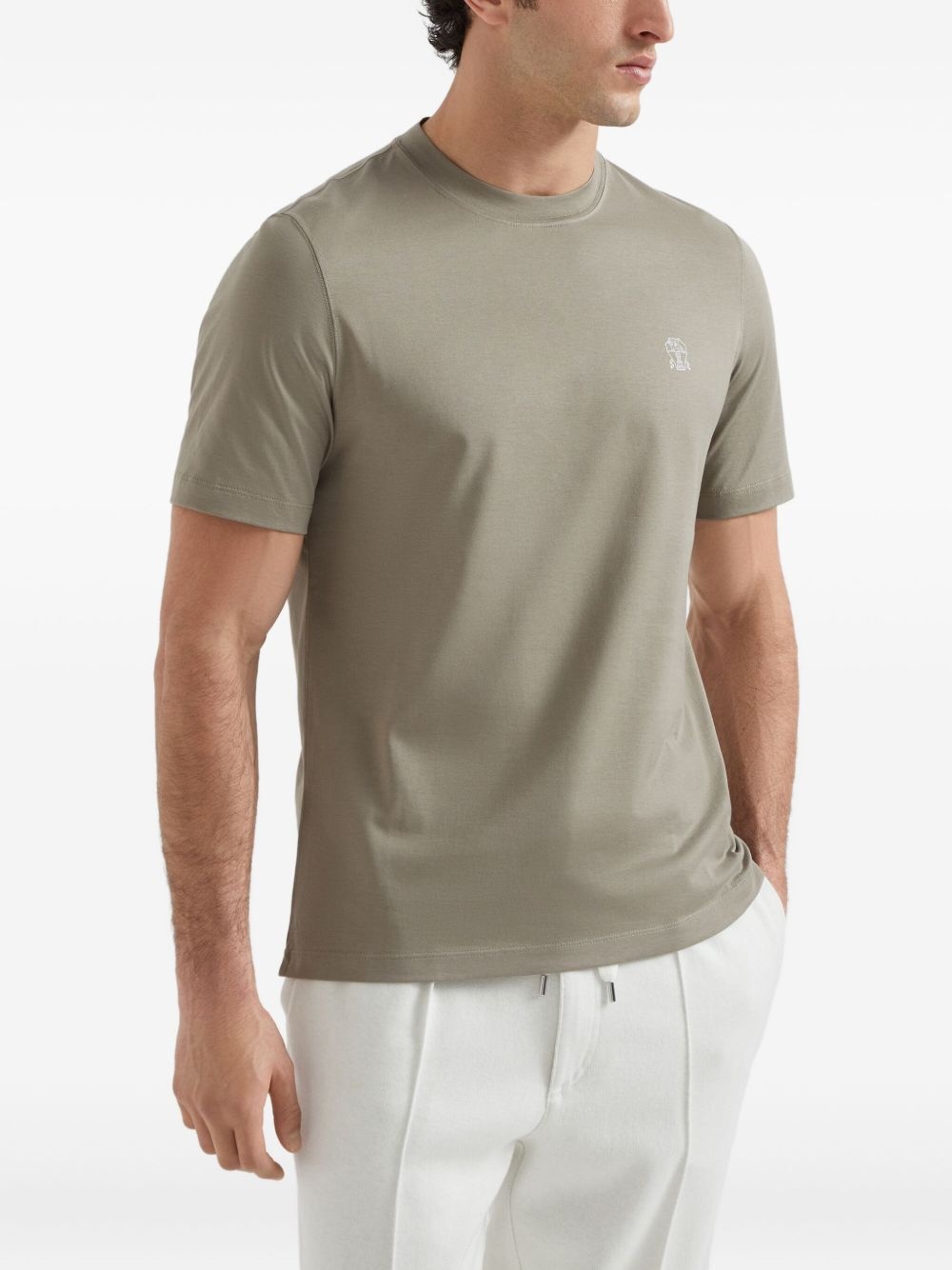 logo-print T-shirt - 3