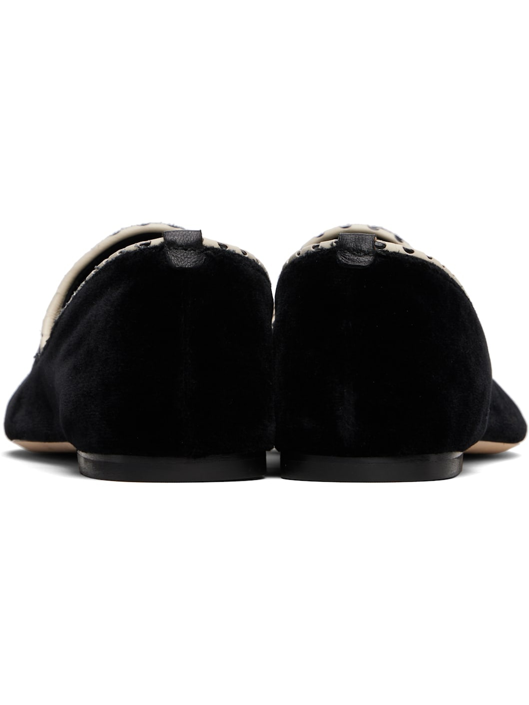 Black Velvet Venetian Slippers - 2