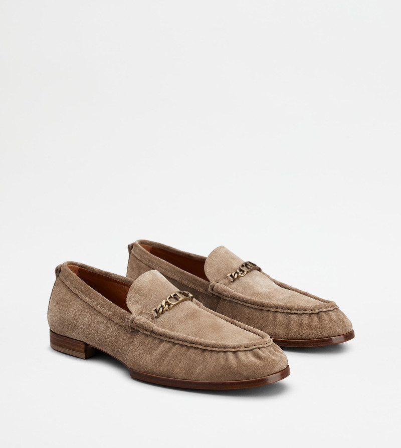 LOAFERS IN SUEDE - BROWN 3