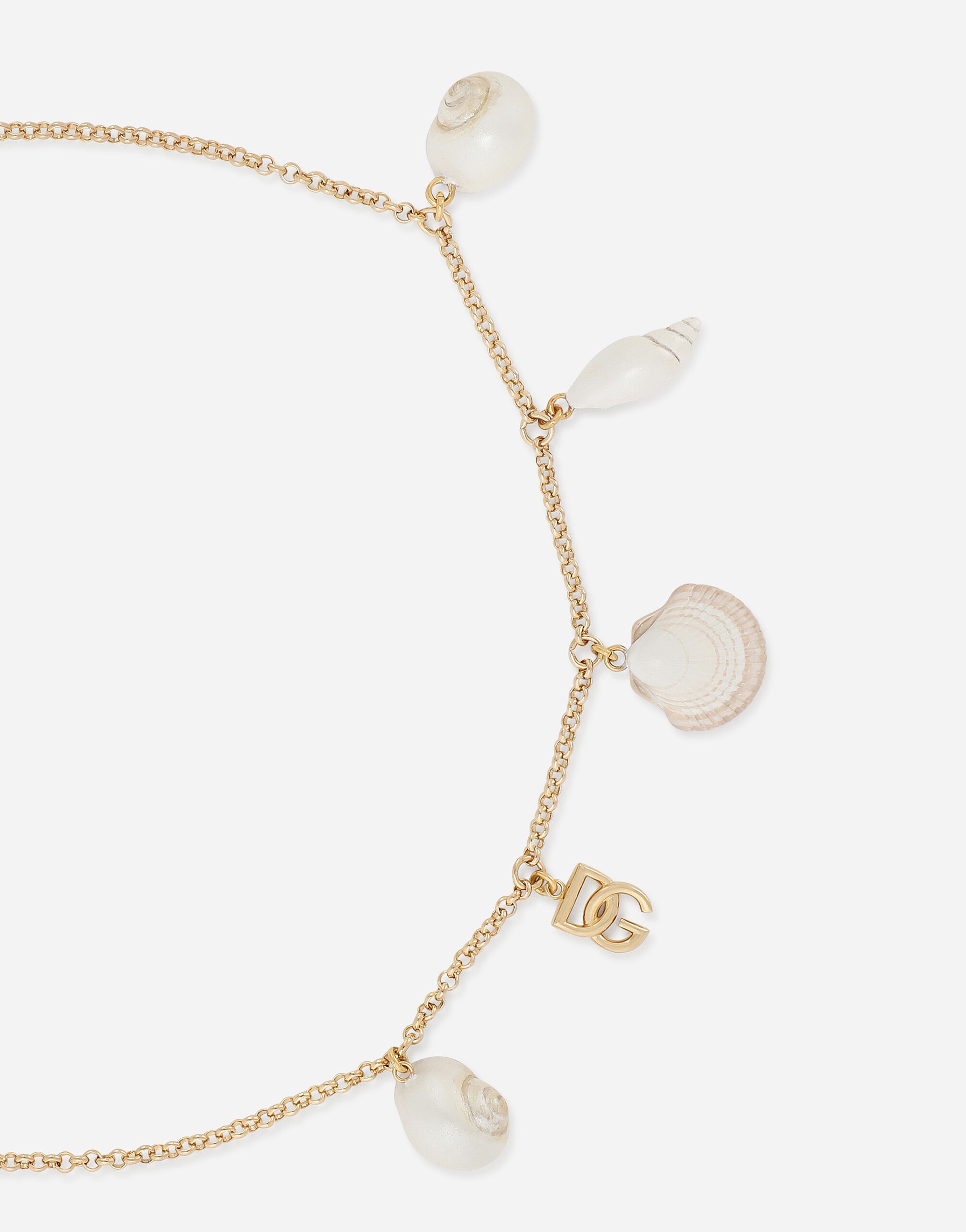 Necklace with DG logo and shells - 3