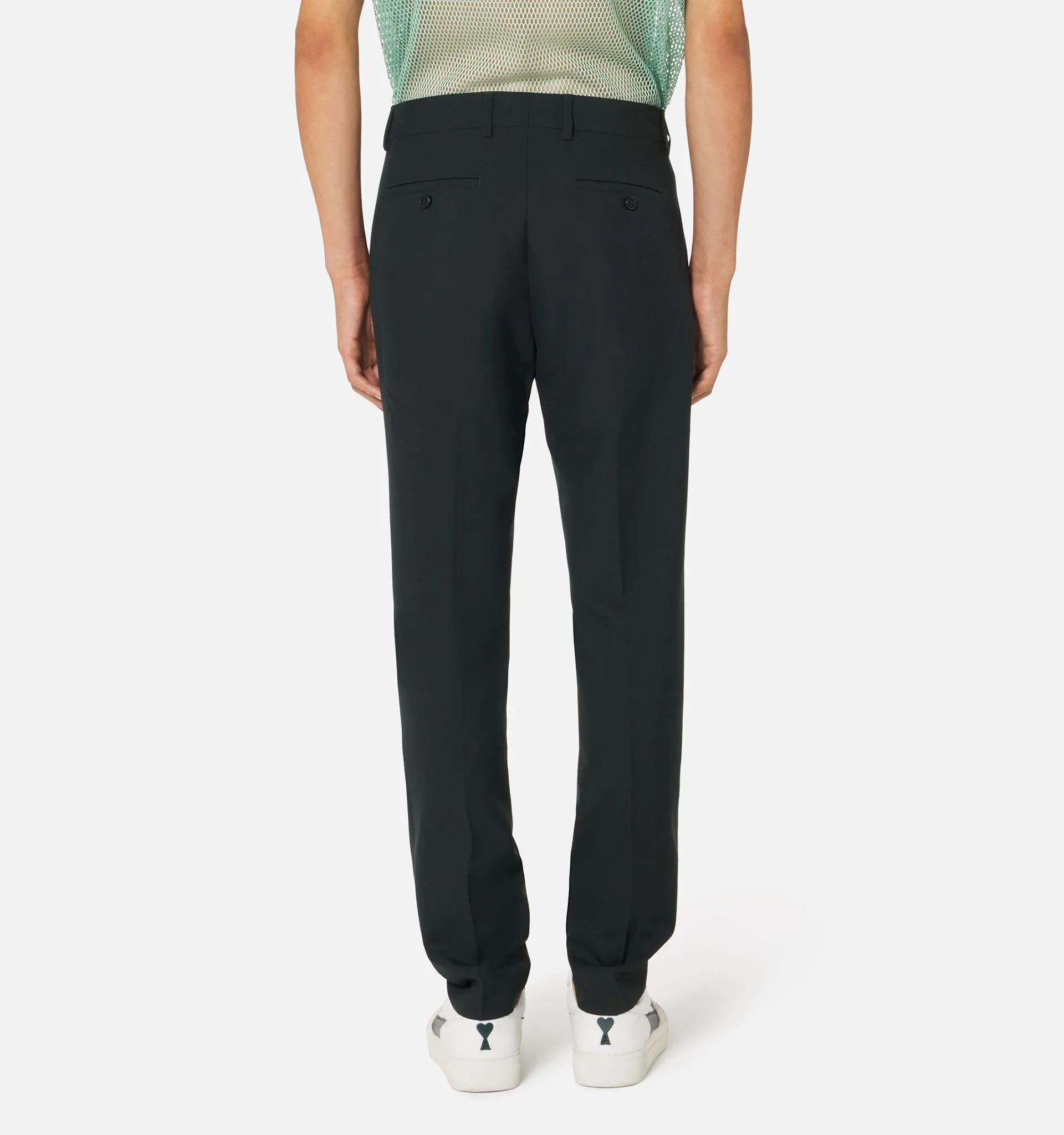 Cigarette Fit Trousers - 6