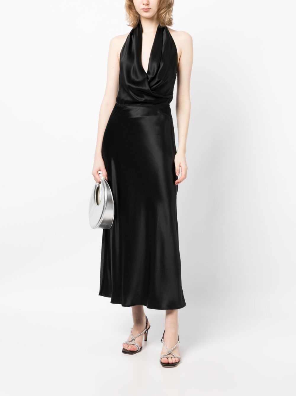 Layla silk midi skirt - 2