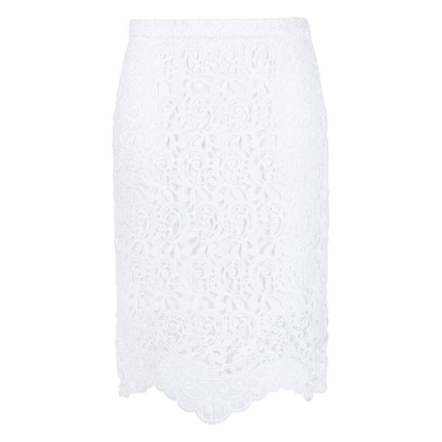 Burberry Floral Lace-Detail Skirt - 5