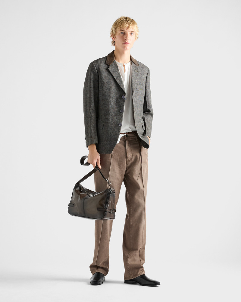 Prada Single-breasted wool jacket outlook