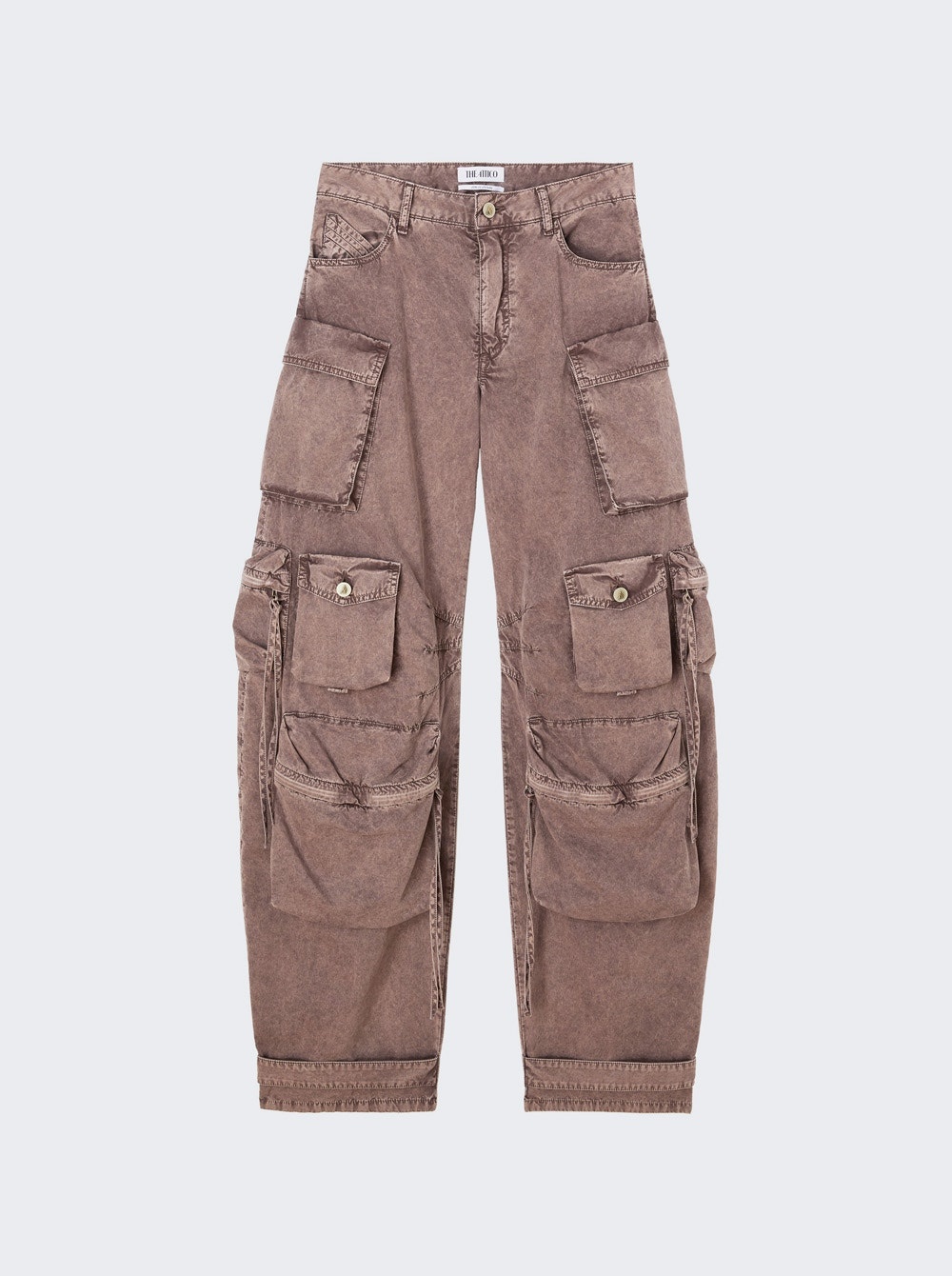 Fern Cargo Pants Washed Mauve - 1
