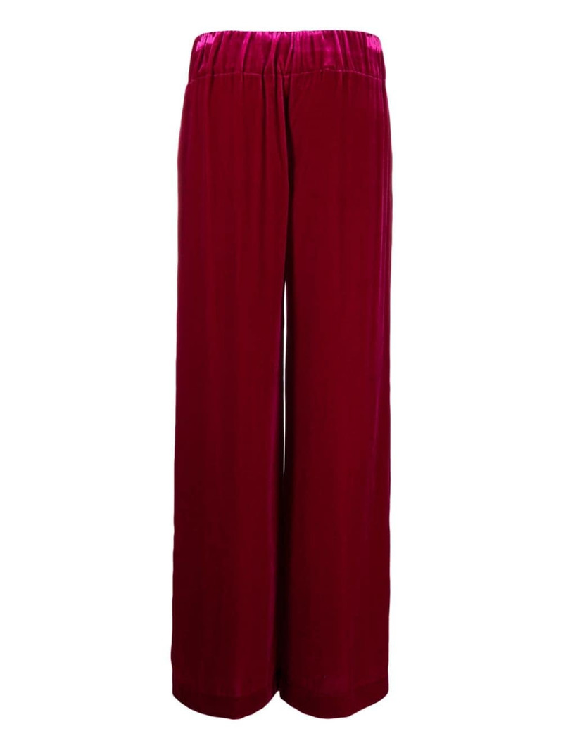 Aspesi velour wide-leg trousers outlook
