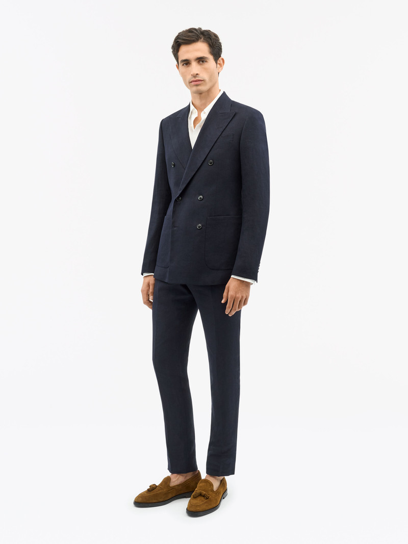 Joachim Double-Breasted Linen Jacket 4