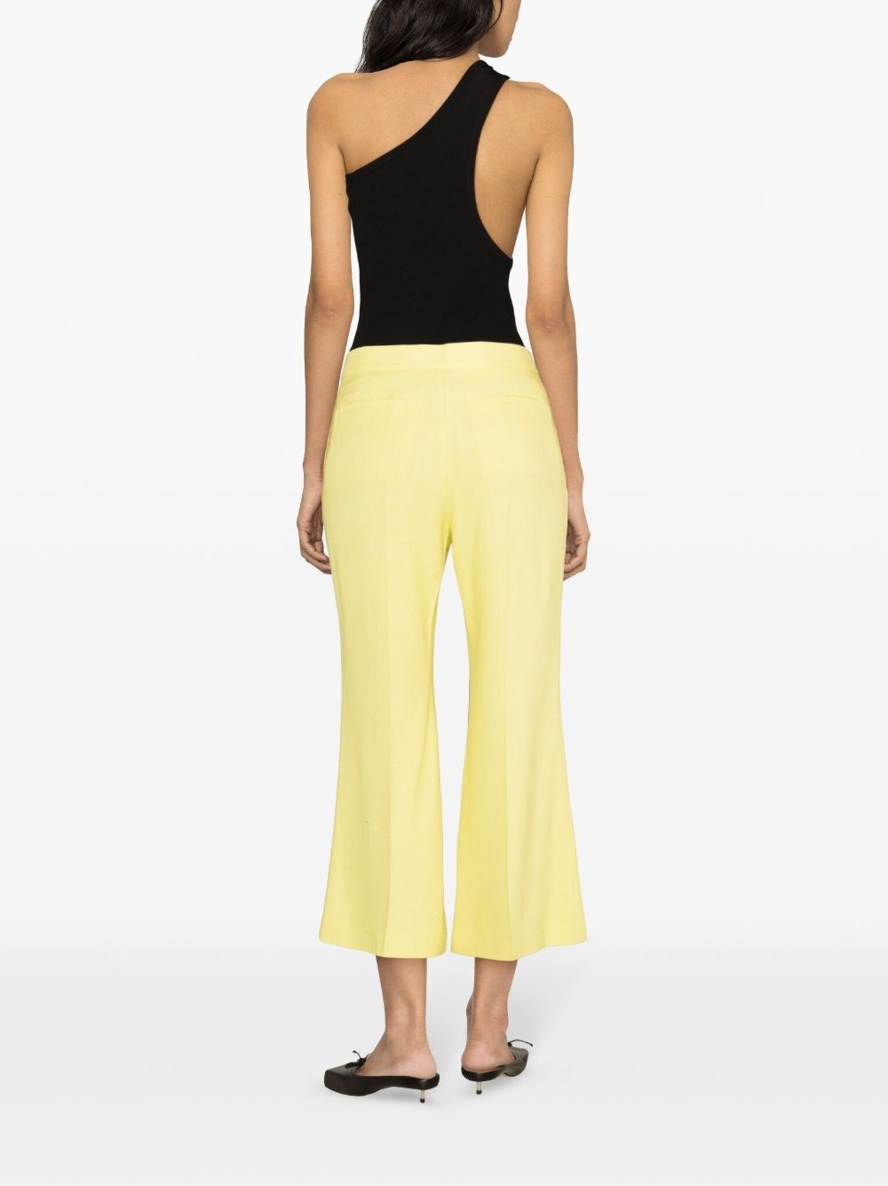 mid-rise cropped trousers - 4