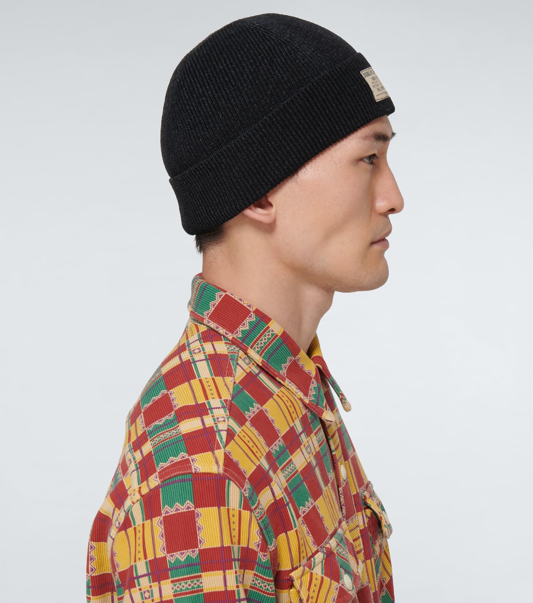 Knitted cotton watch cap - 3