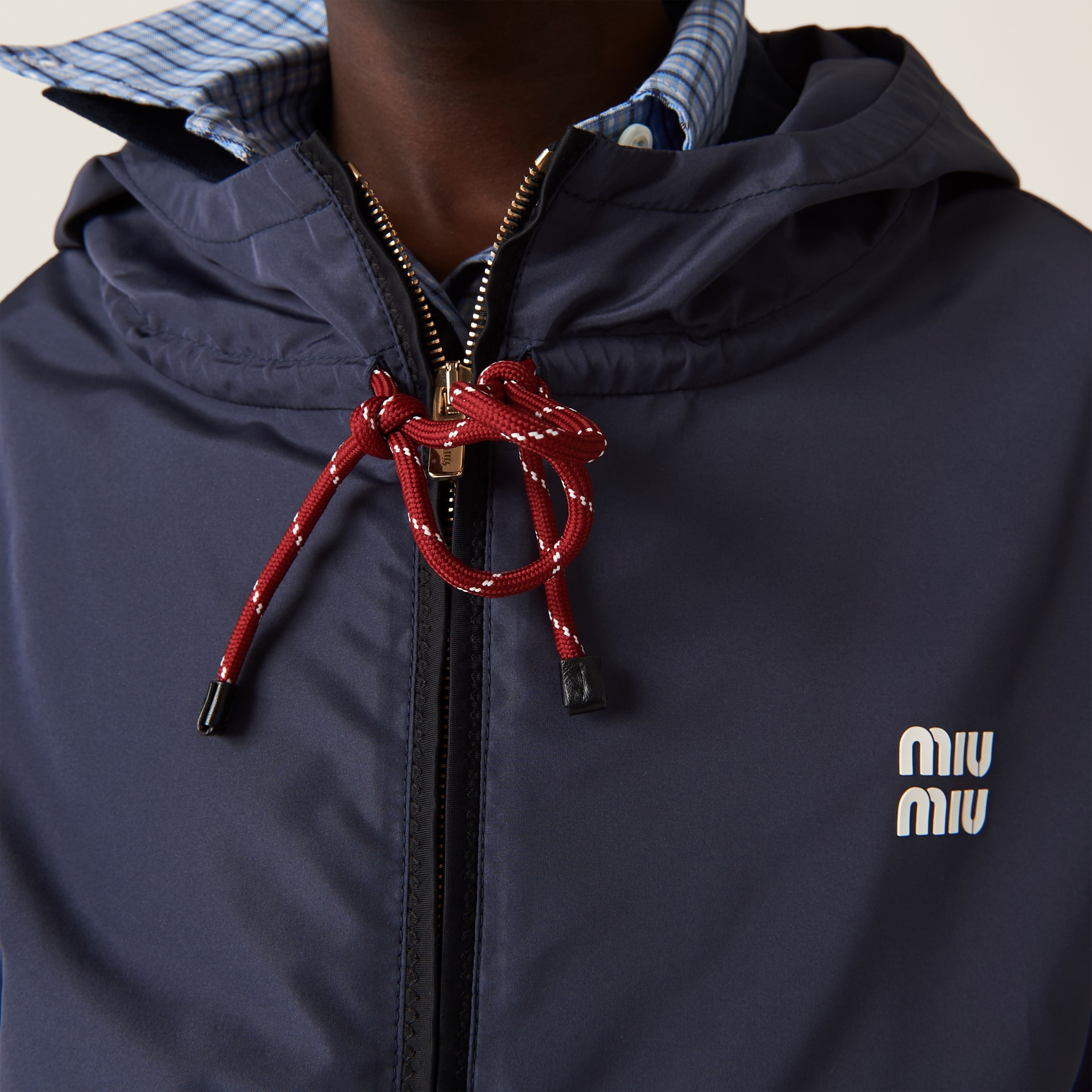 Technical fabric blouson jacket - 4