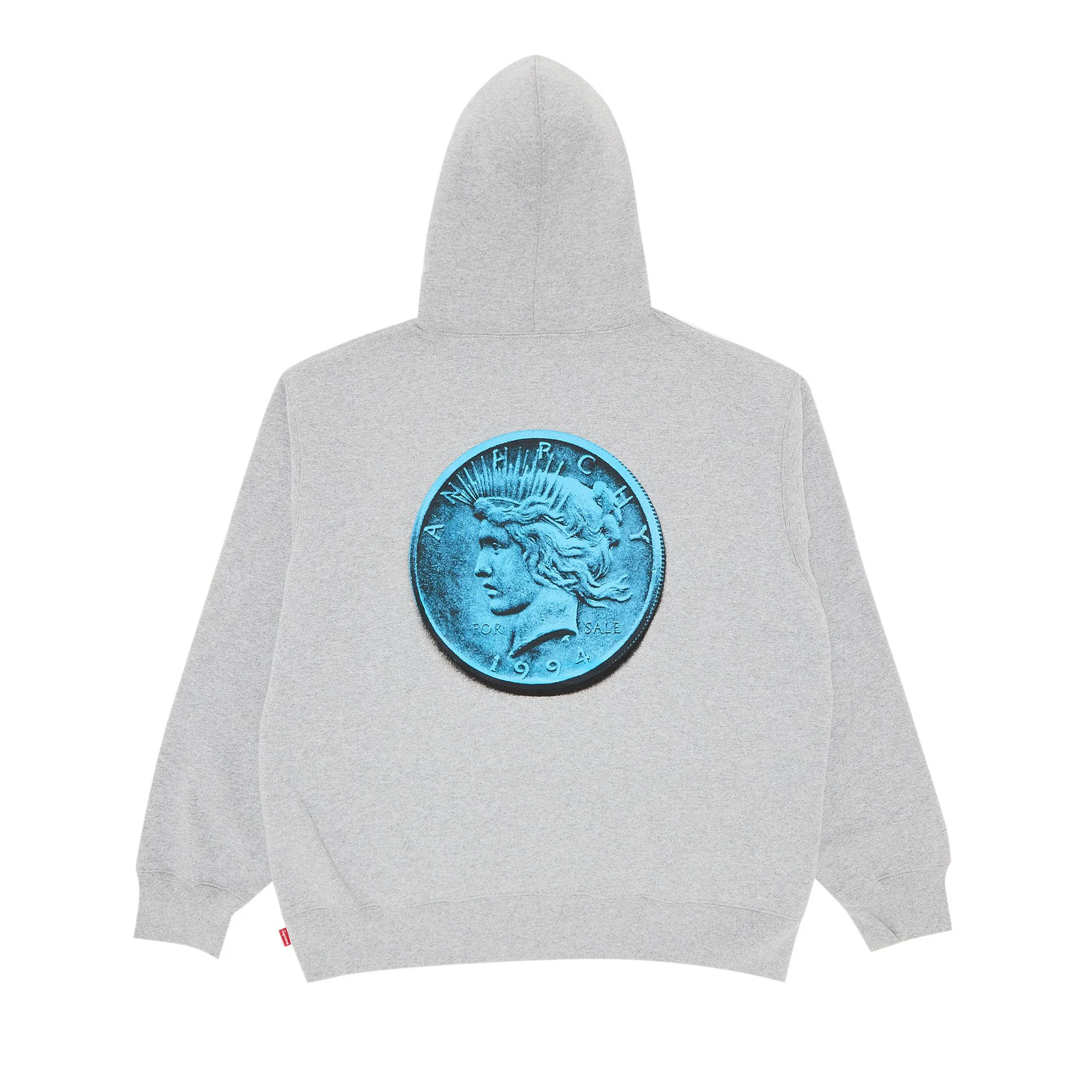Supreme Supreme Anarchy Hooded Sweatshirt 'Heather Grey