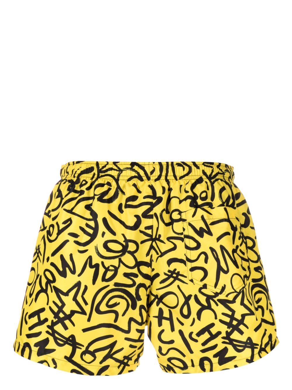 abstract-print swim shorts - 2