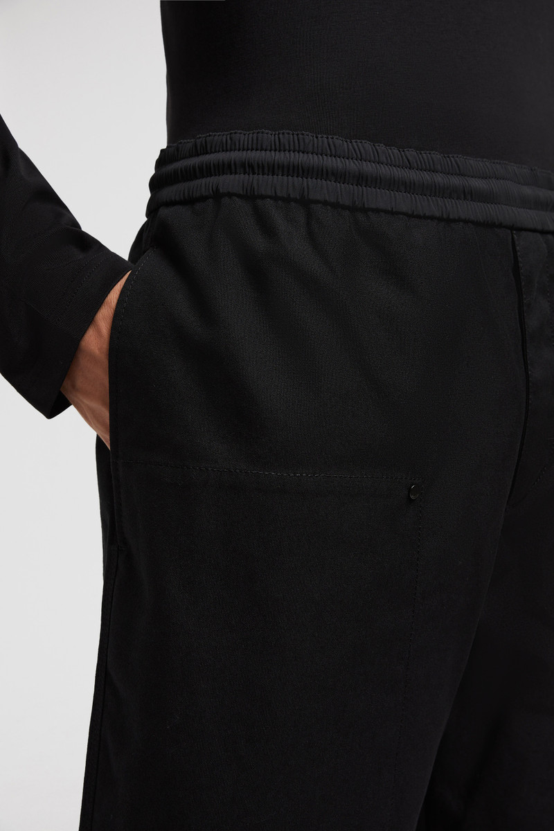 Embroidered Logo Cotton Jogging Pants 6