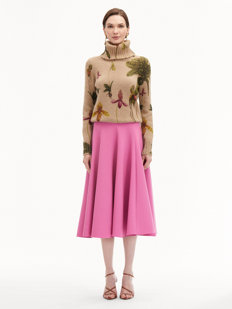 ORCHID PRINTED TURTLENECK PULLOVER 3