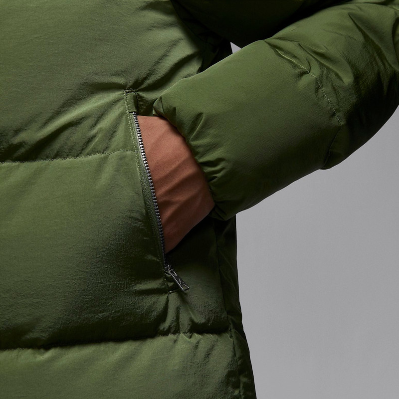 Jordan Air Jordan Down Parka Jacket 'Green' FB7314-340 outlook