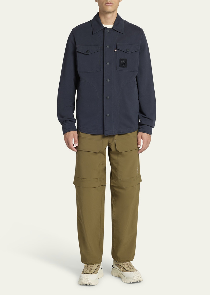 Moncler Grenoble Men's Heavy Jersey Overshirt outlook