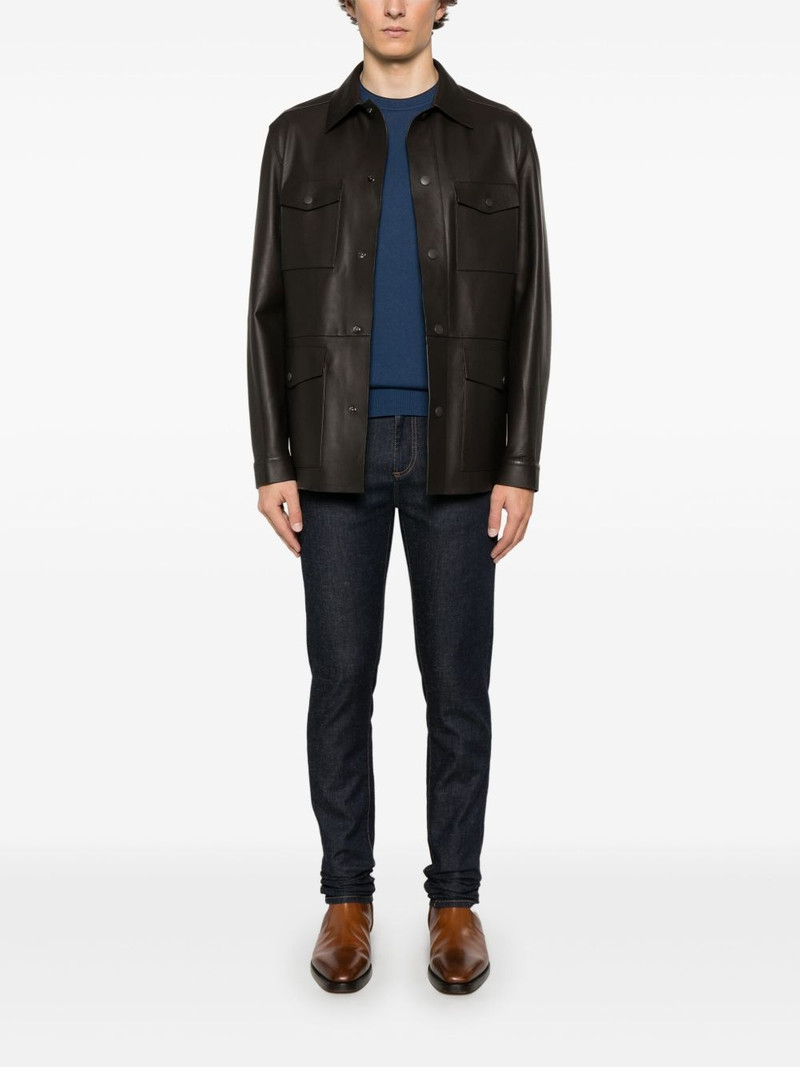 Canali knitted T-shirt outlook