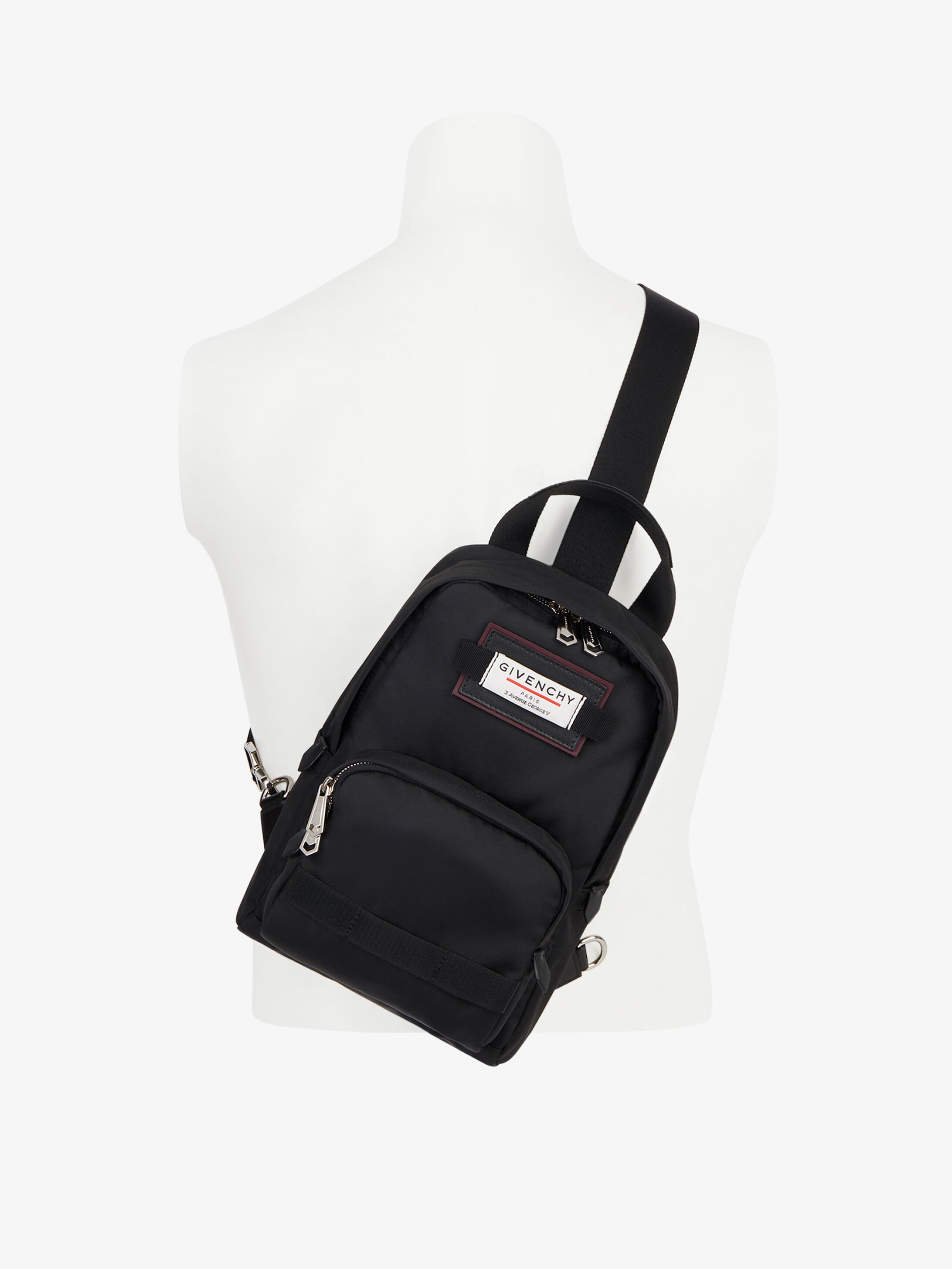 Small GIVENCHY DOWNTOWN cross body bag in nylon - 1