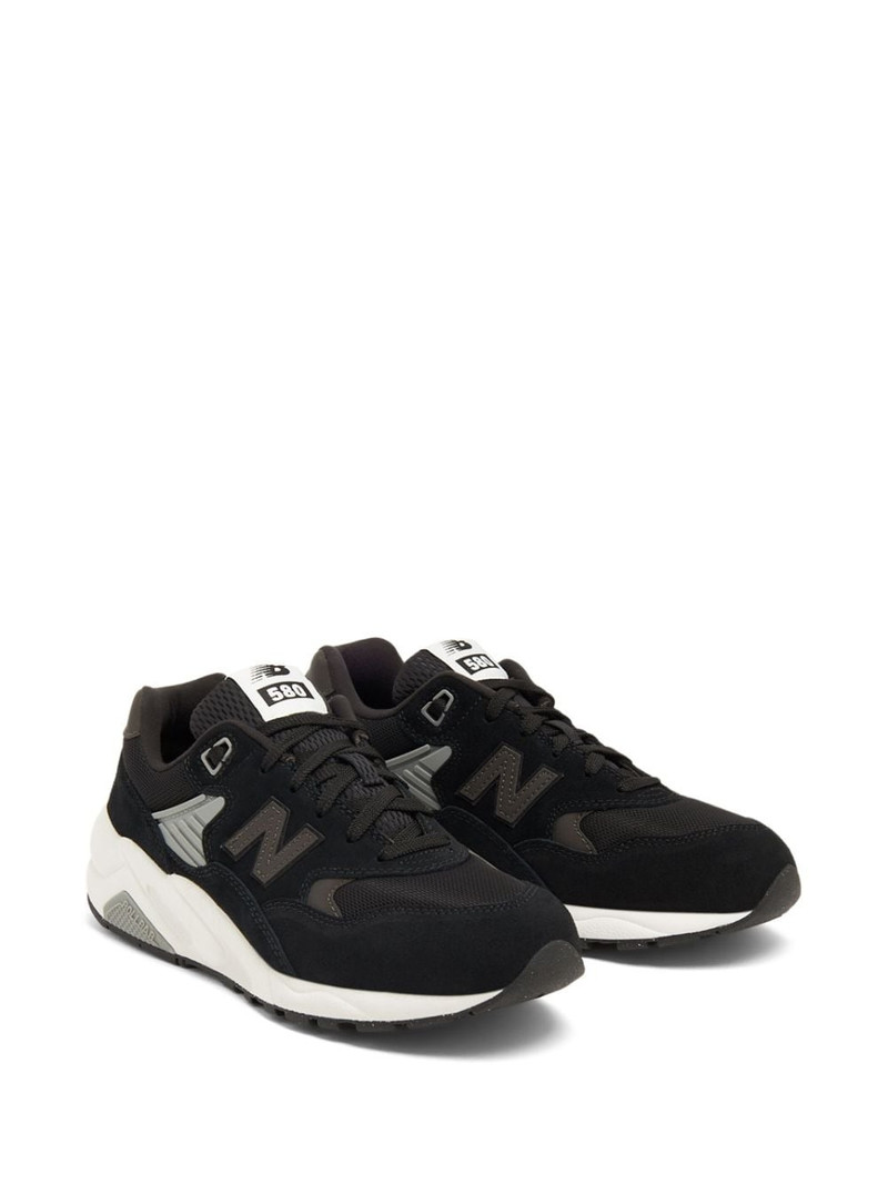580 logo-patch suede sneakers 5