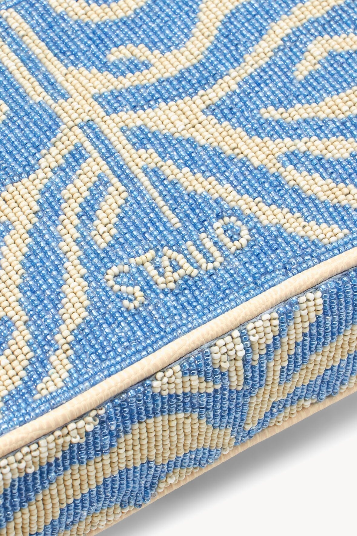 STAUD TOMMY BEADED BAG | LIGHT BLUE CREAM - 7