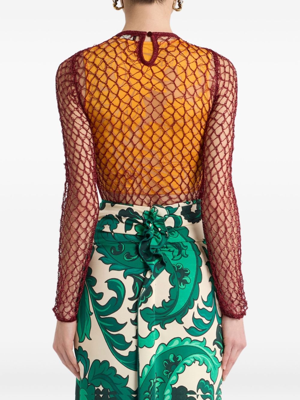 open-knit sweater - 4