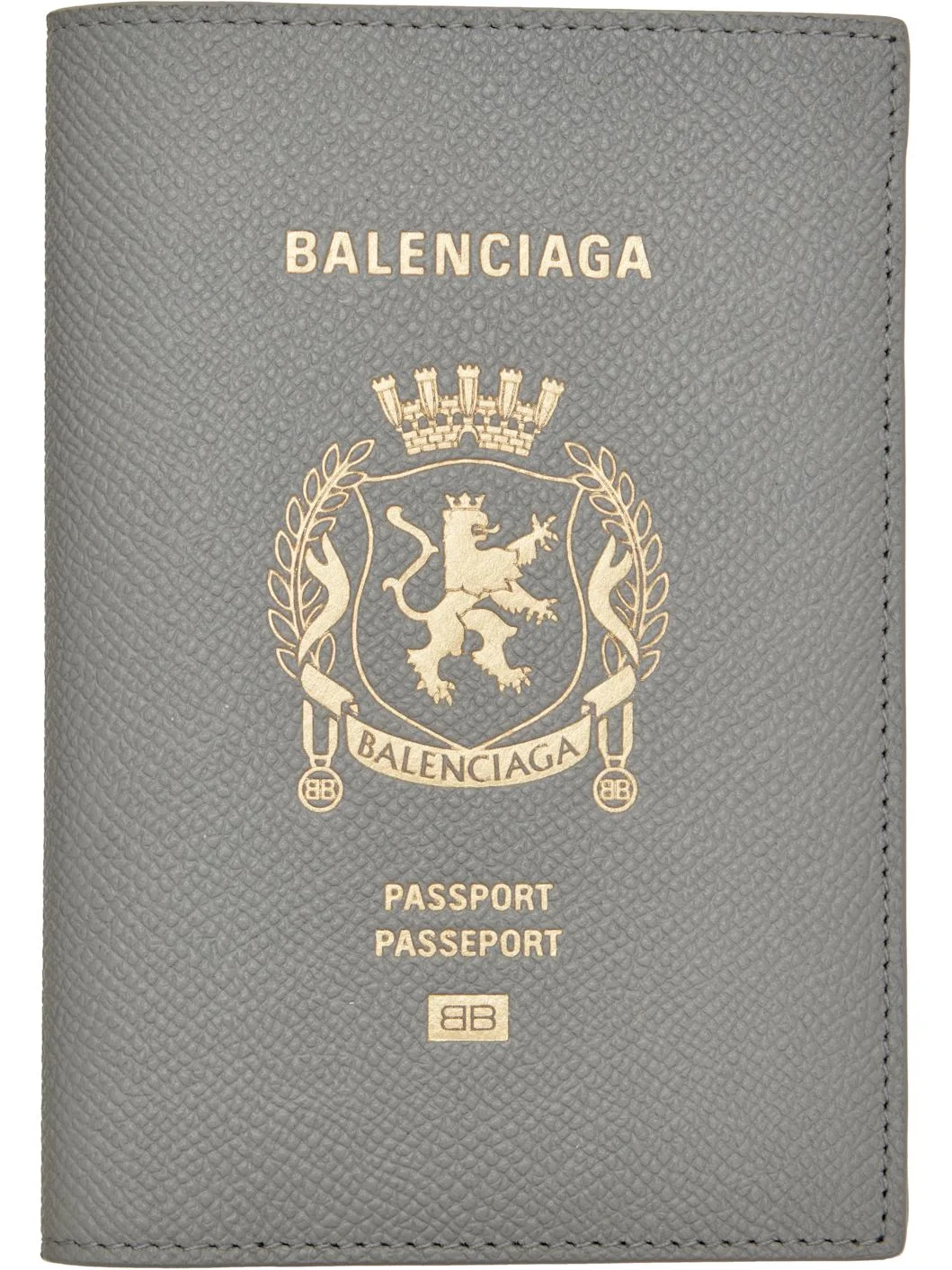 Gray Logo Passport Holder - 1