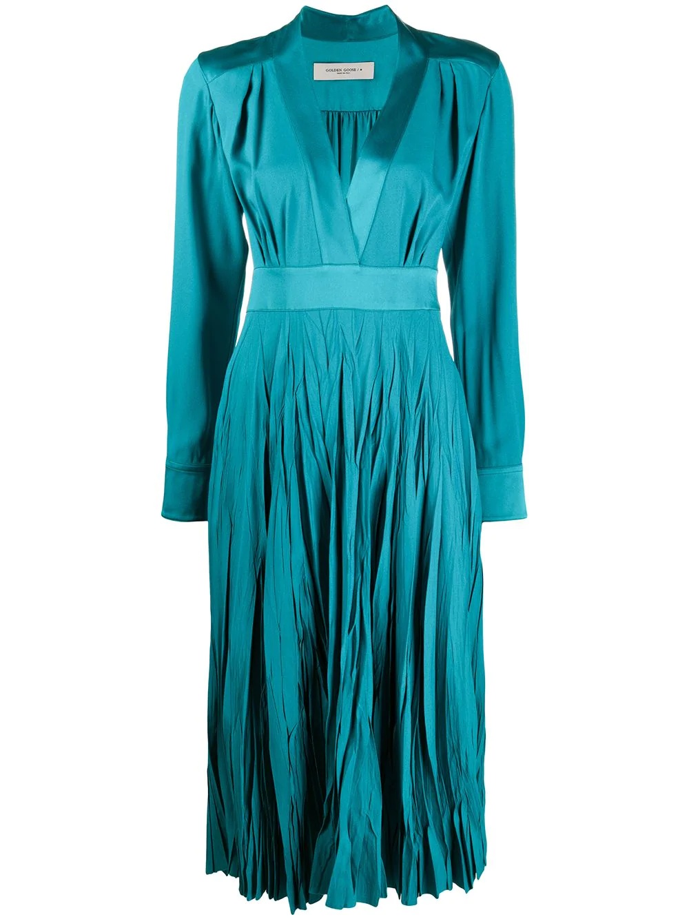 pleated midi dress - 1