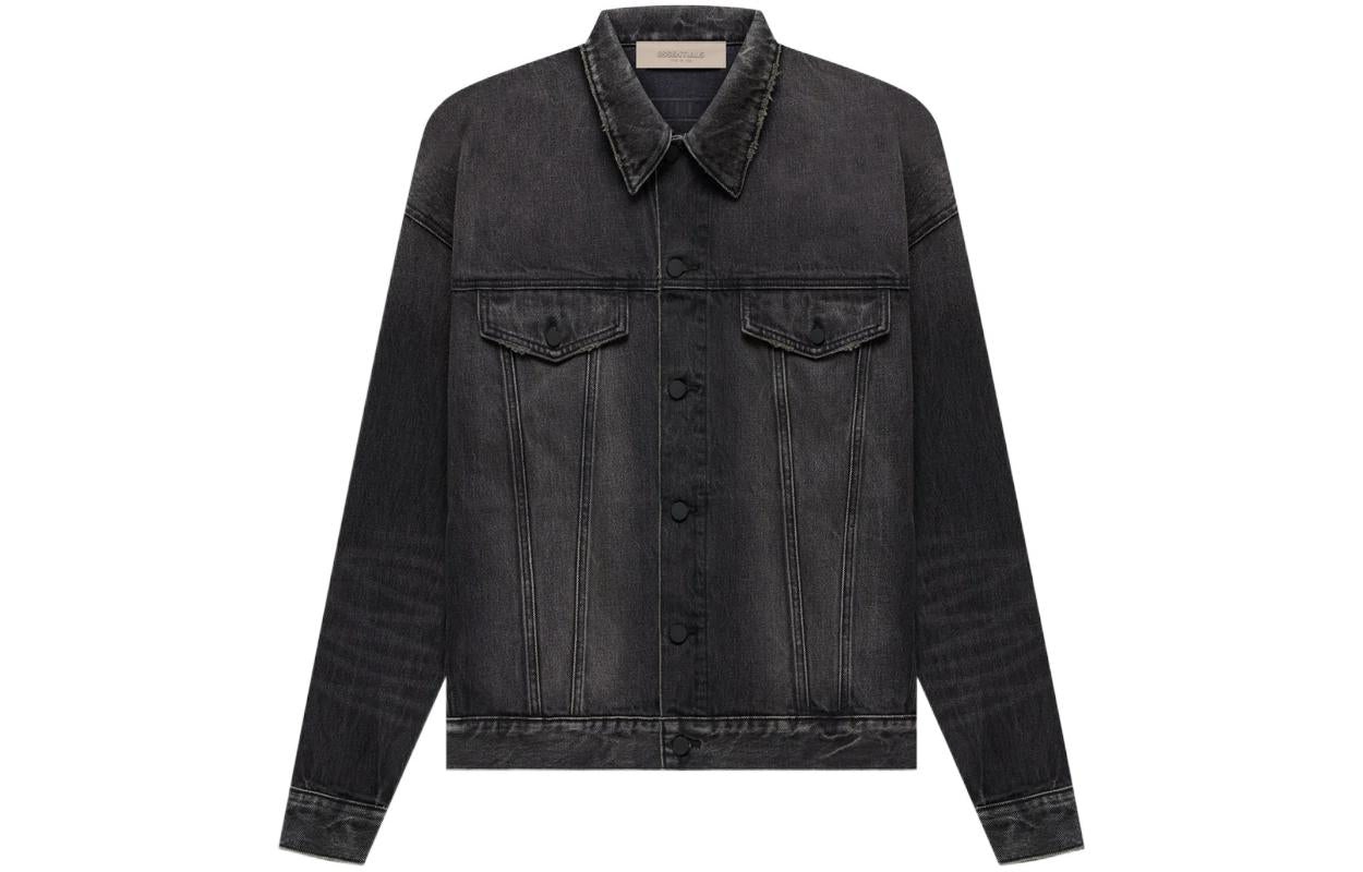 Fear of God Essentials SS22 Denim Jacket 'Black' FOG-SS22-291 - 2