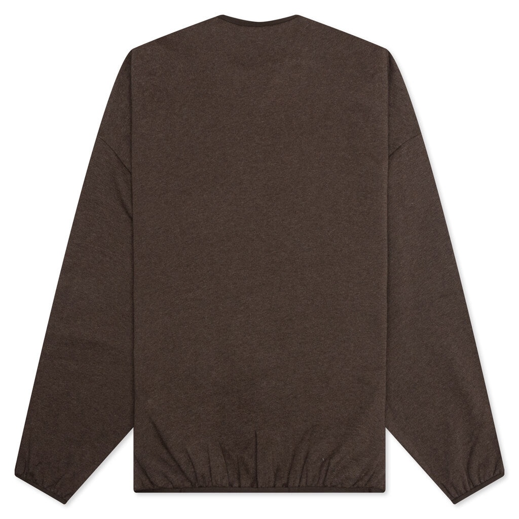 ESSENTIALS CREWNECK - HEATHER WOOD - 2