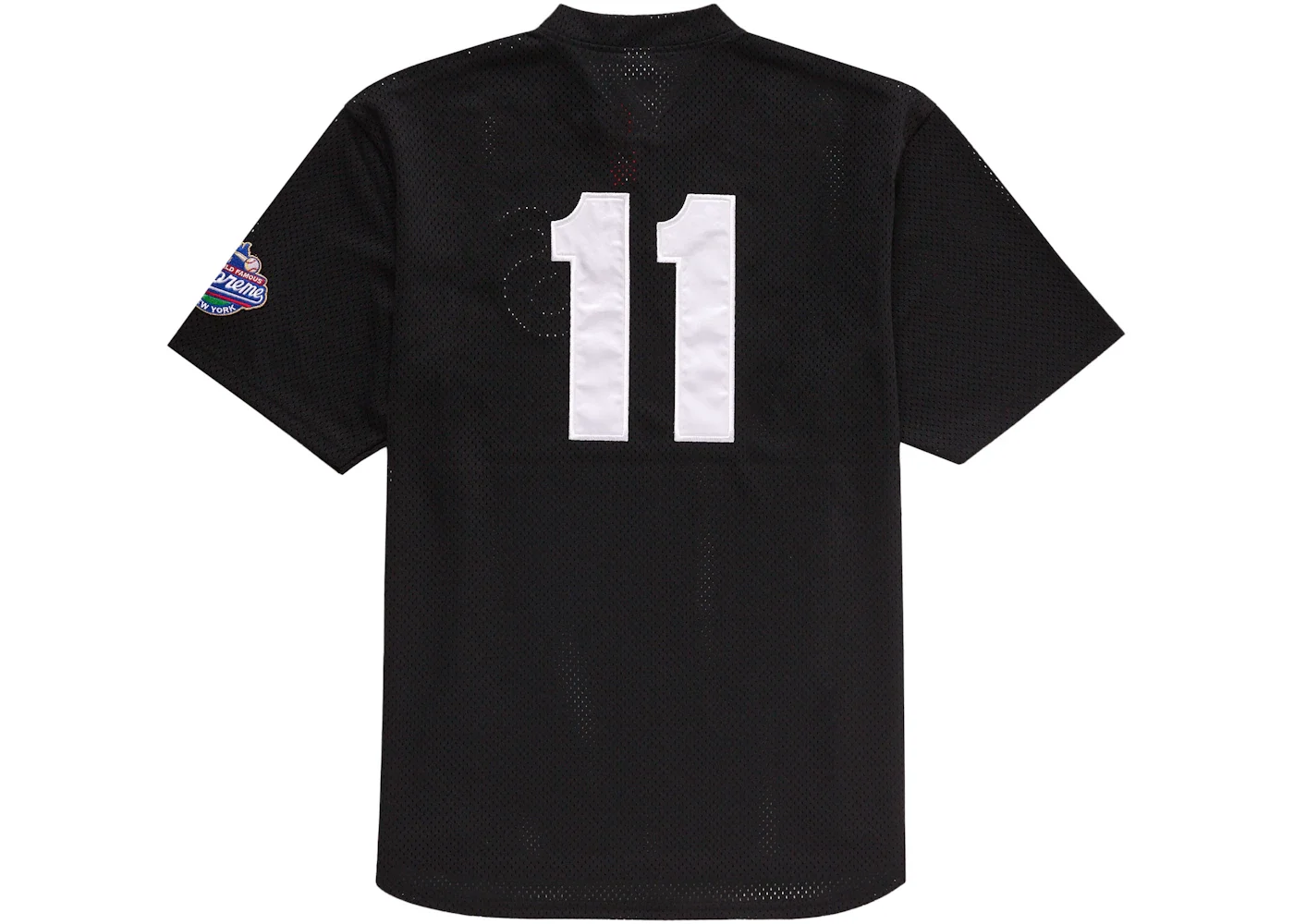 Supreme Supreme S Logo Baseball Henley Black - FW24KN27 BLACK