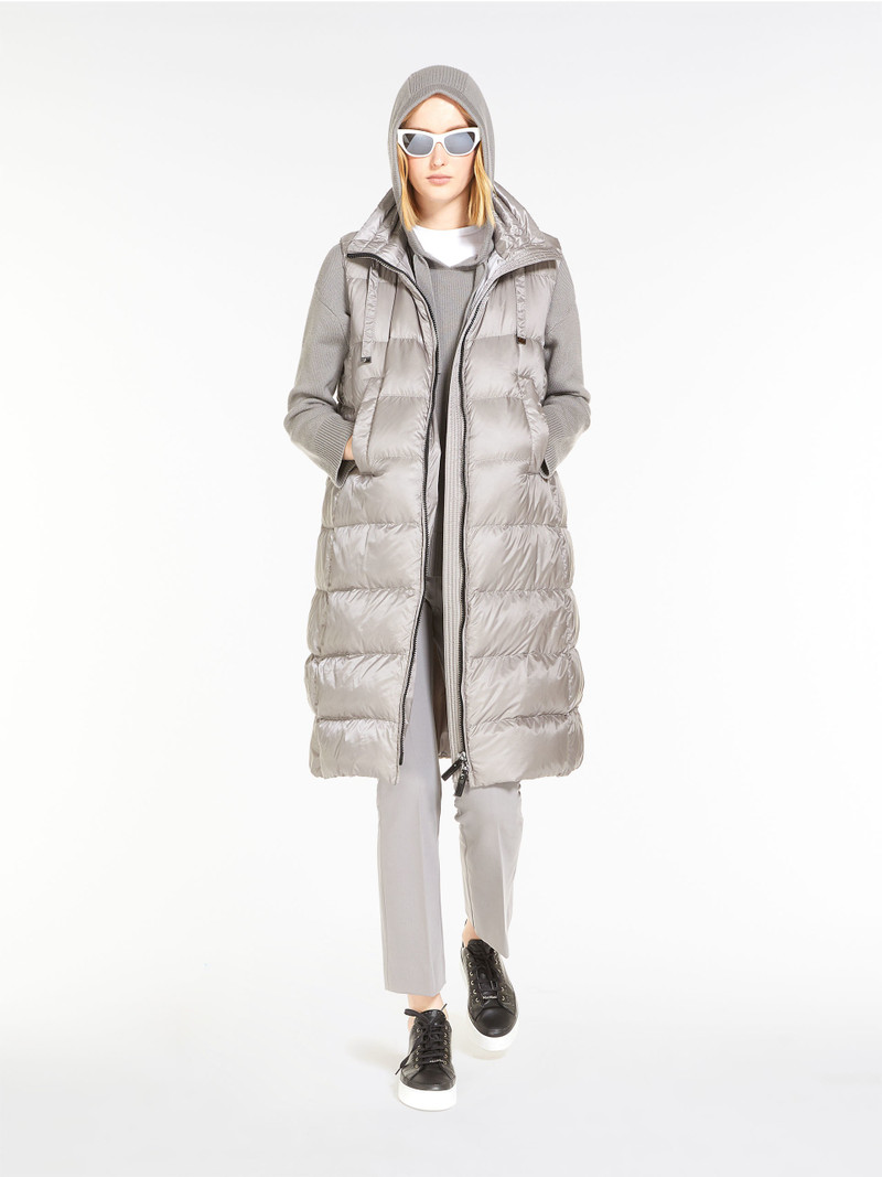 Max Mara SEIVI Water-repellent technical canvas gilet outlook