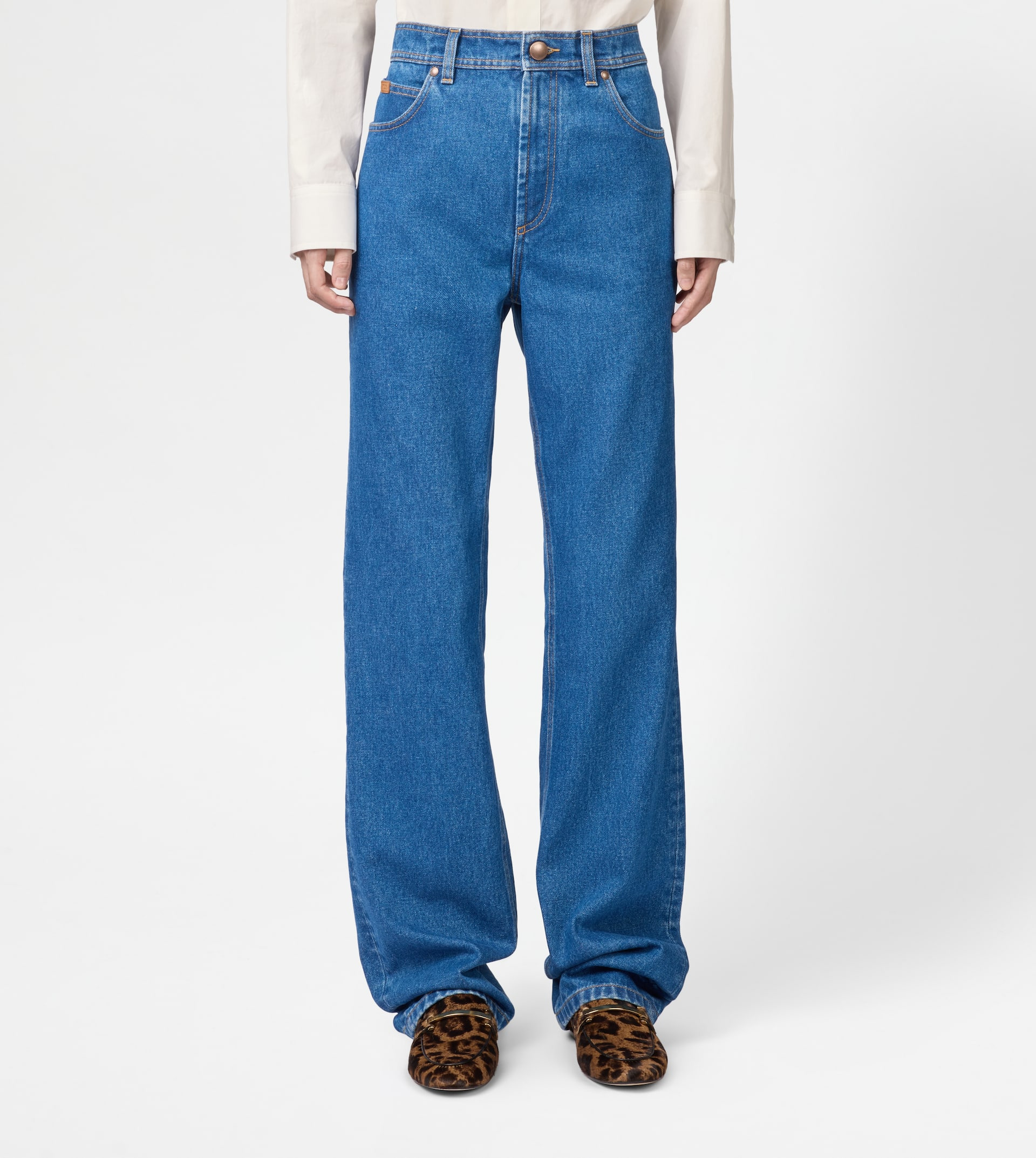 5 POCKET JEANS - BLUE - 3