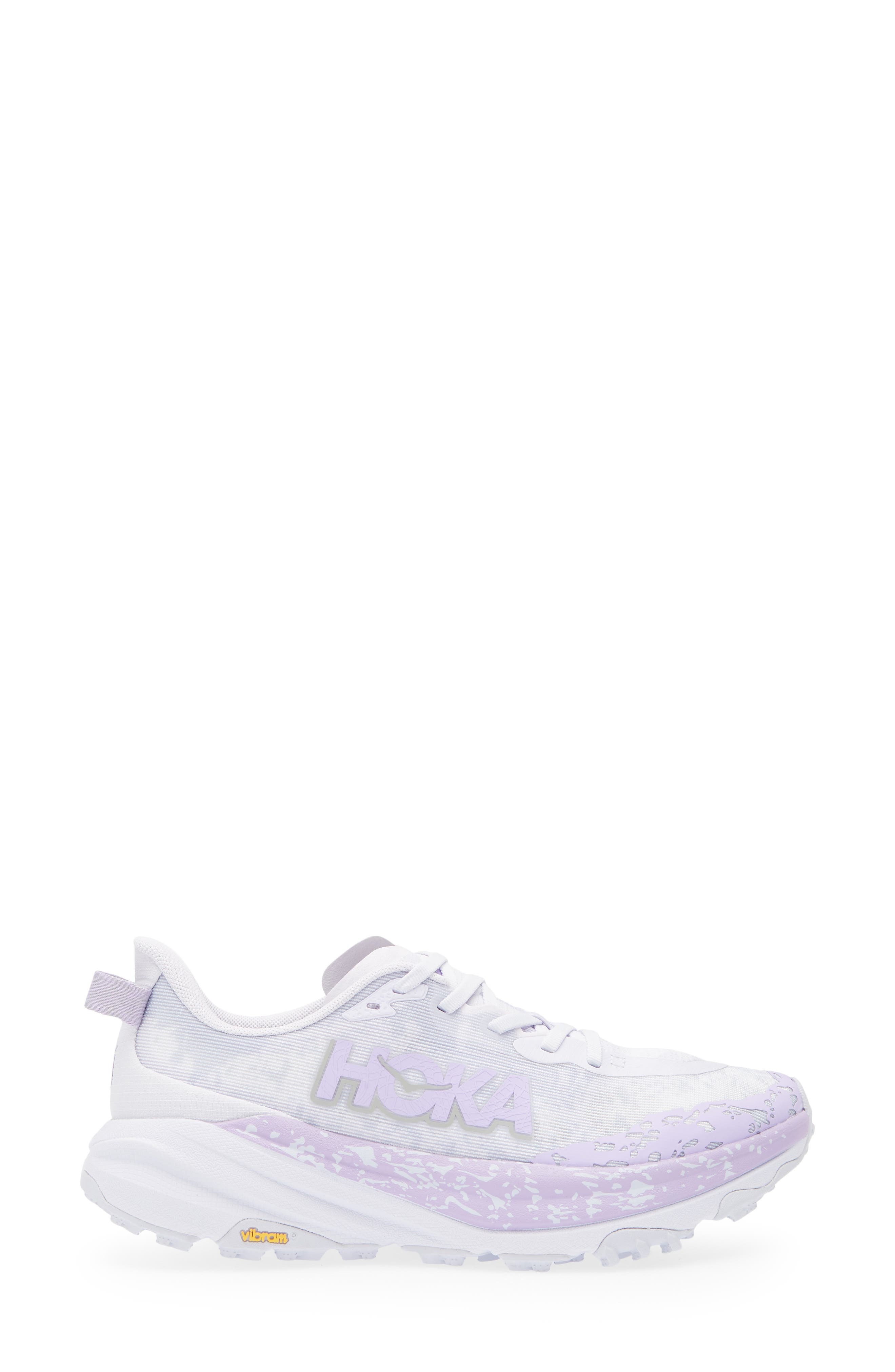 HOKA Speedgoat 6 Trail Running Shoe in Starlight Glow /Aster Flower at Nordstrom - 3