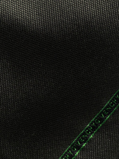 Givenchy logo embroidered silk tie outlook