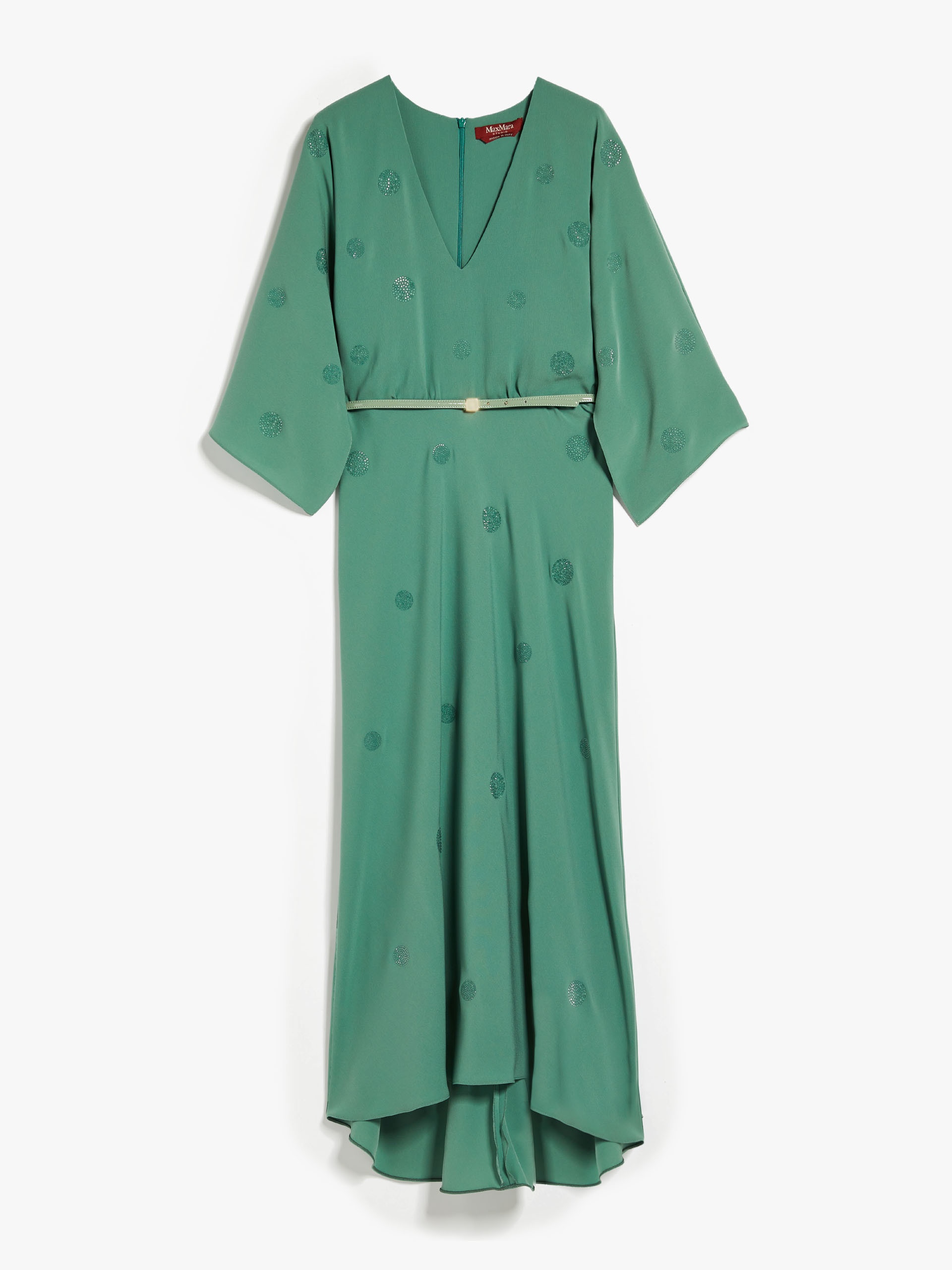 MAX MARA Alfiere cady ミディドレス Cady midi dress, midnightblue | 