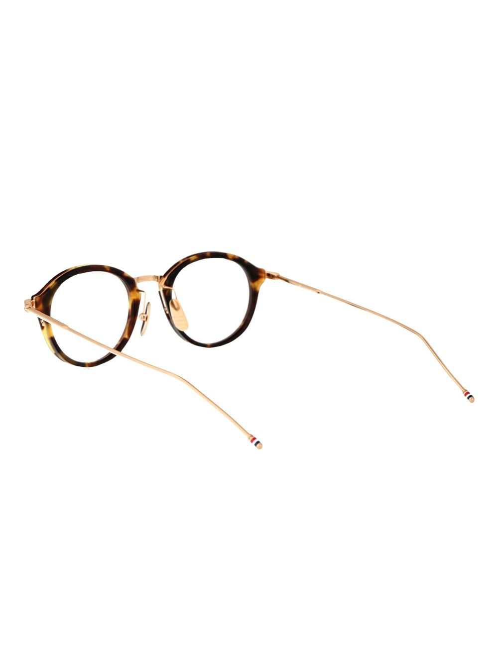 tortoiseshell round-frame glasses - 3