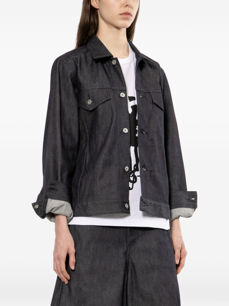 BLACK COMME des GARÇONS graphic print round-neck T-shirt outlook