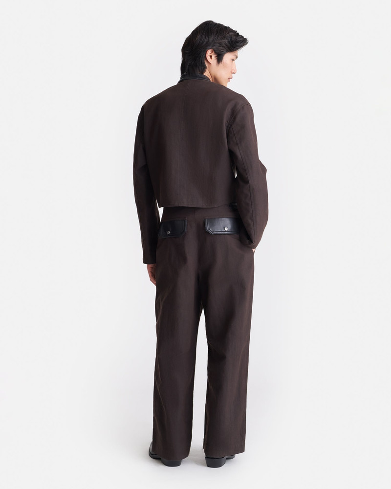 Nanushka Cropped Wax Cotton Jacket outlook