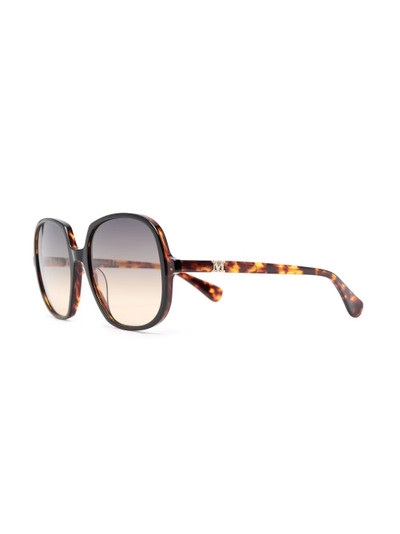 Max Mara oversized round-frame sunglasses outlook