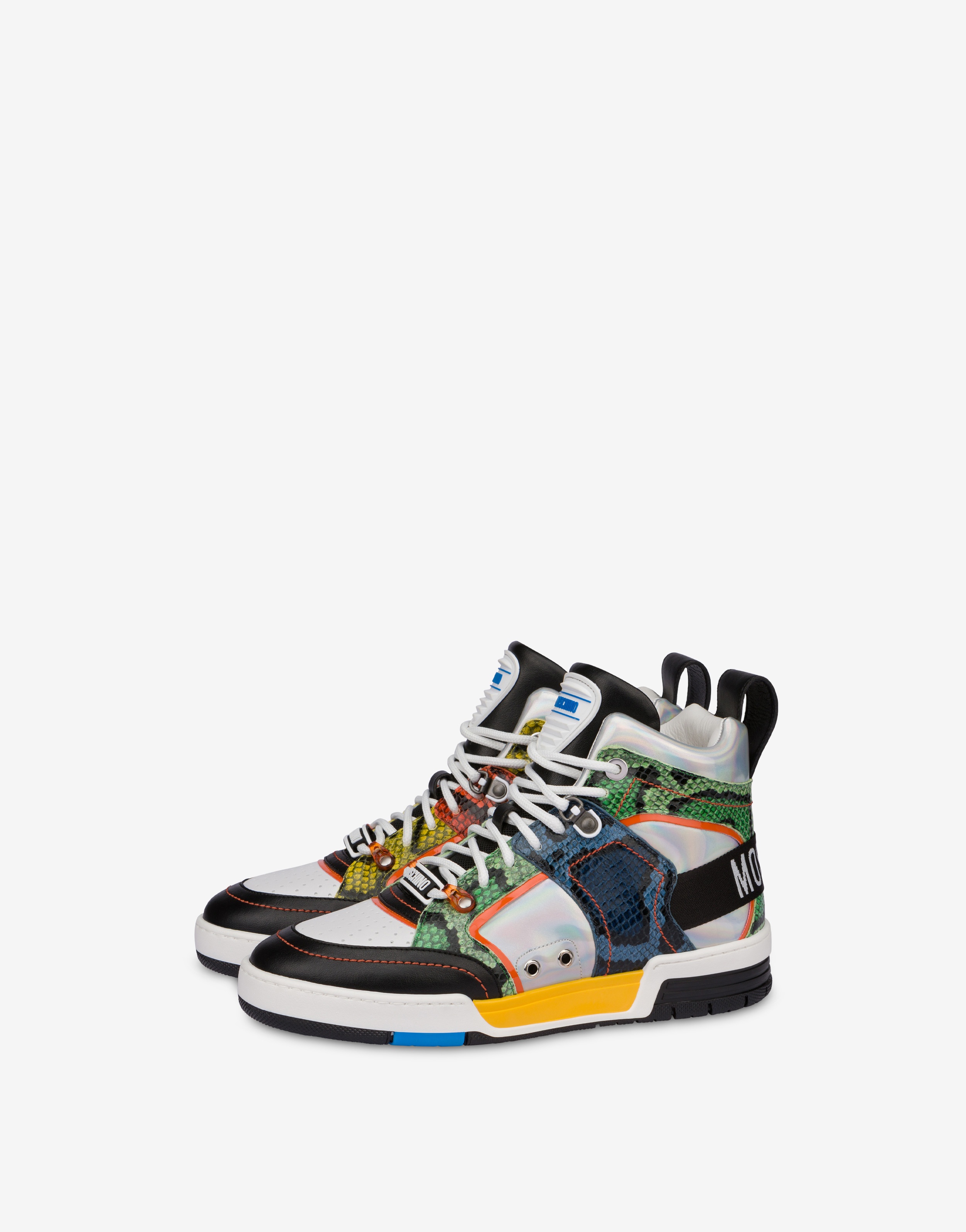 STREETBALL ASYMMETRICAL HIGH-TOP SNEAKERS - 1