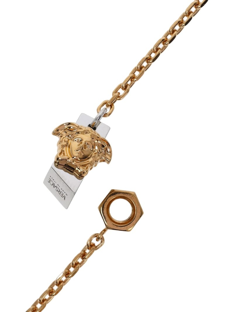 Greek motif bolt charm necklace - 4