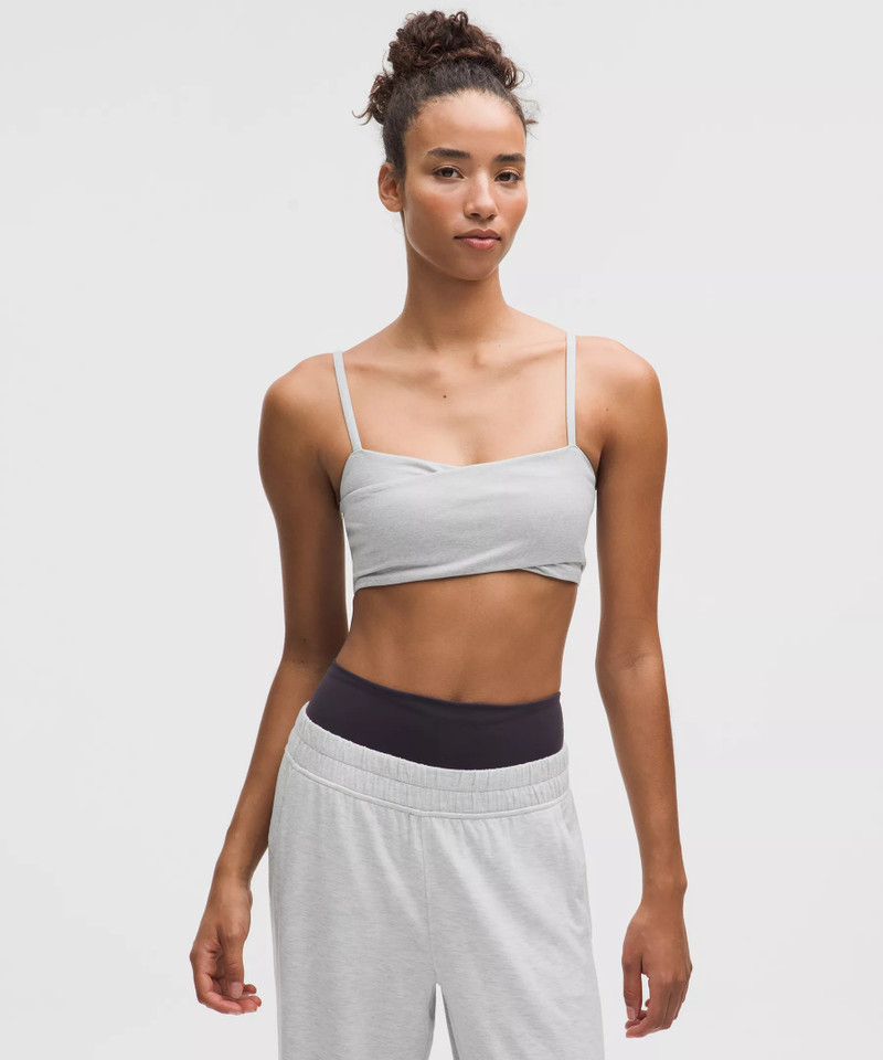 Softy Suedey Wrap-Front Bra *Light Support, B/C Cup 1