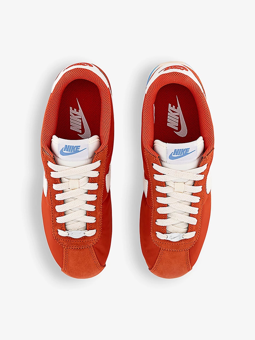 Cortez Swoosh-logo leather low-top trainers - 2