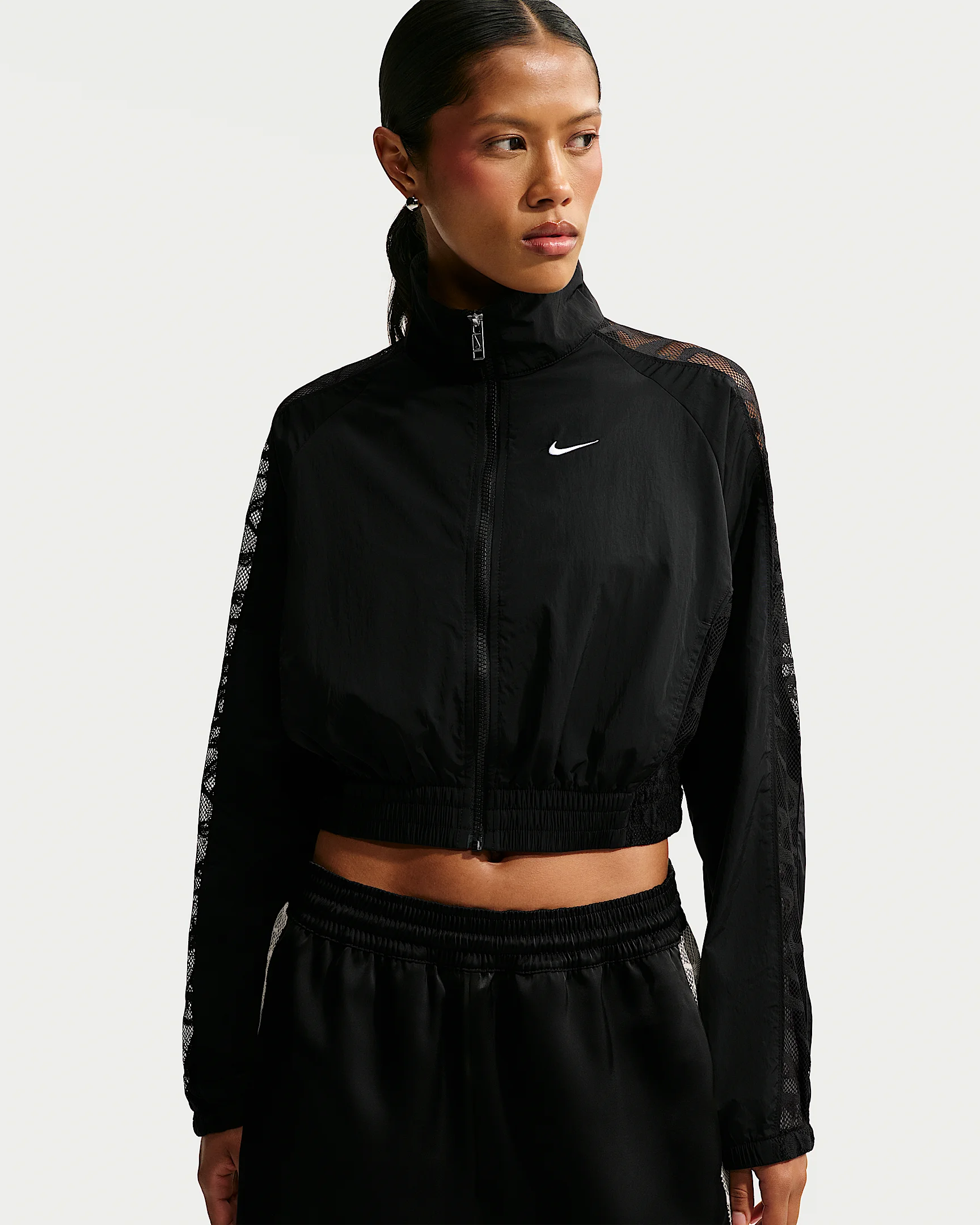 Nike Sportswear Women's Cropped Lace Track Jacket - 1