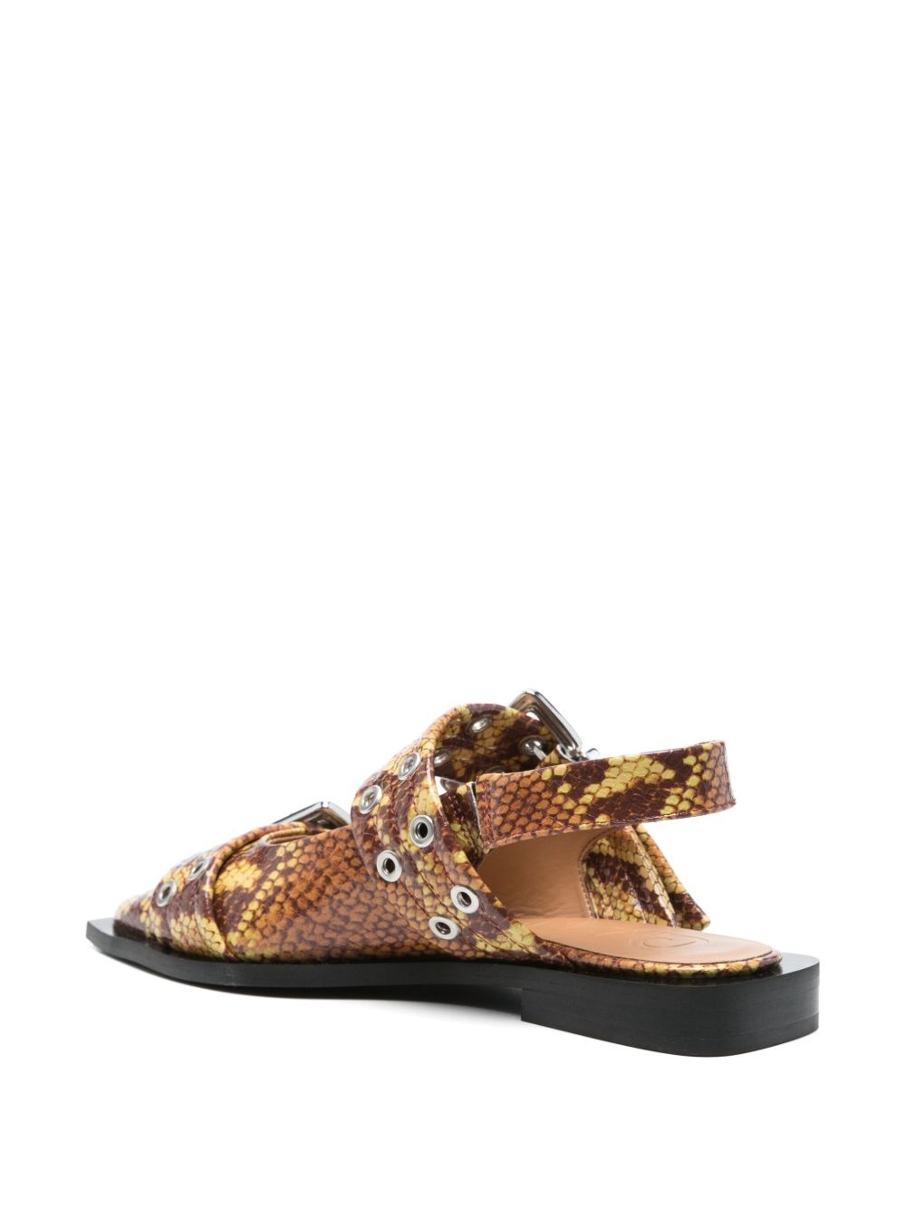 animal-print ballet flats - 3